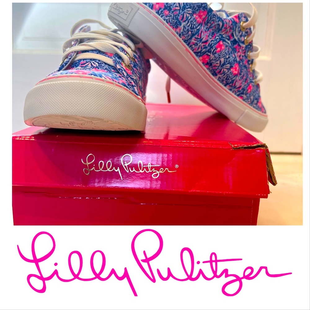 NIB Lilly Pulitzer Abigail Sneakers size 9
